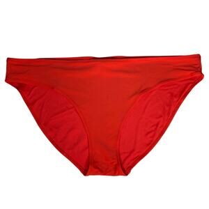 Aerie Classic Full Coverage Booty Bikini Bottom Cherry Red Swim Women's XXL